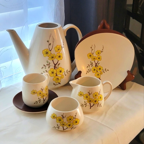 ❤😍CARELON WARE RETRO MIMOSA 1950 MADE IN ENGLAND 17 PIECES - Picture 1 of 16